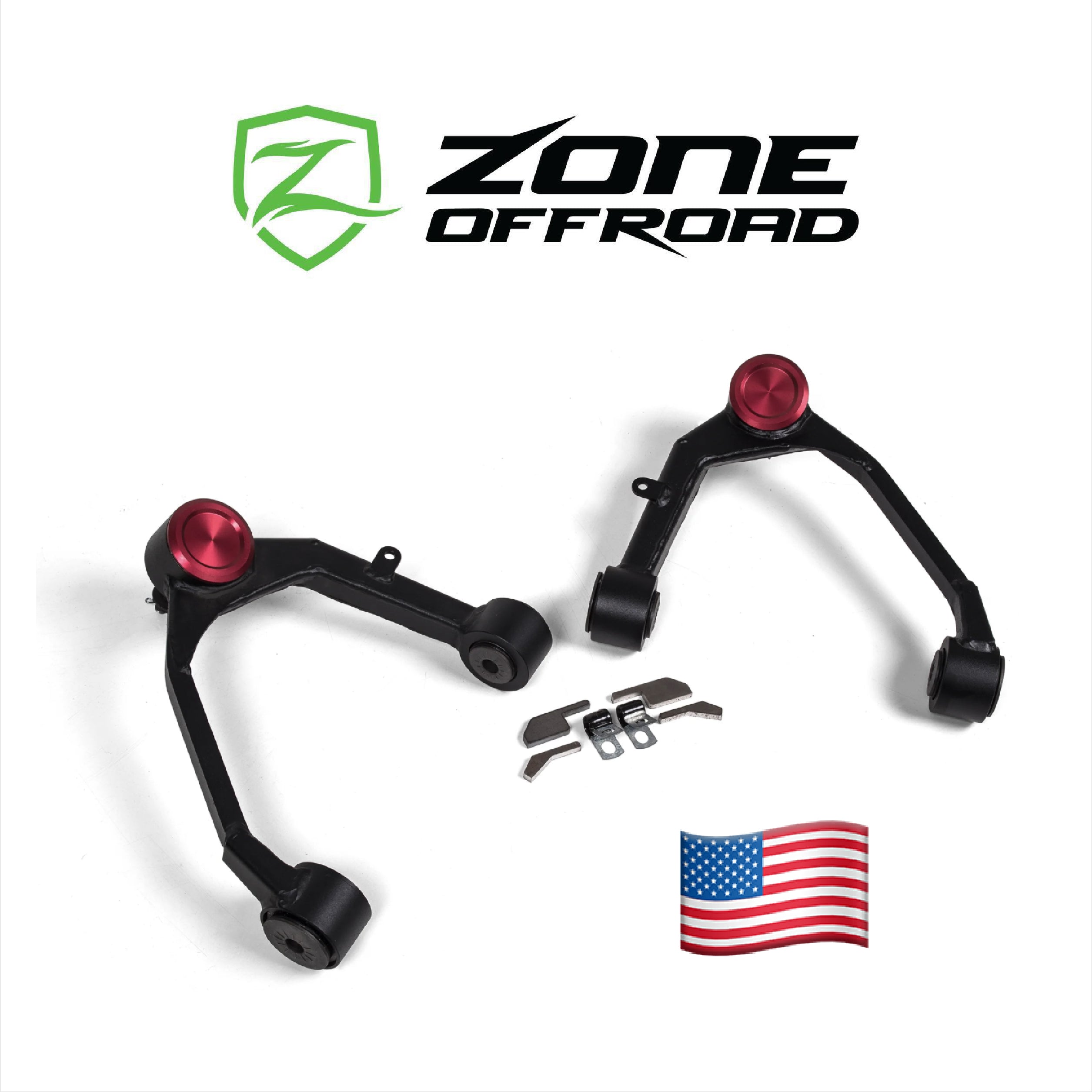 Bandejas Superiores Zone Off Road Aluminio 2-4” Chevrolet Silverado 2014-2018